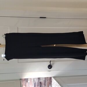 Jersey Knit Cocktail Pants with front slit in Legs